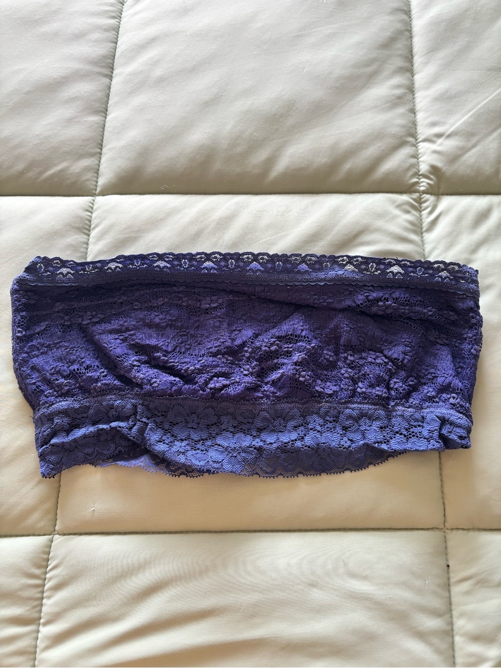 Free People Lace Bandeau Bralette - Deep Purple